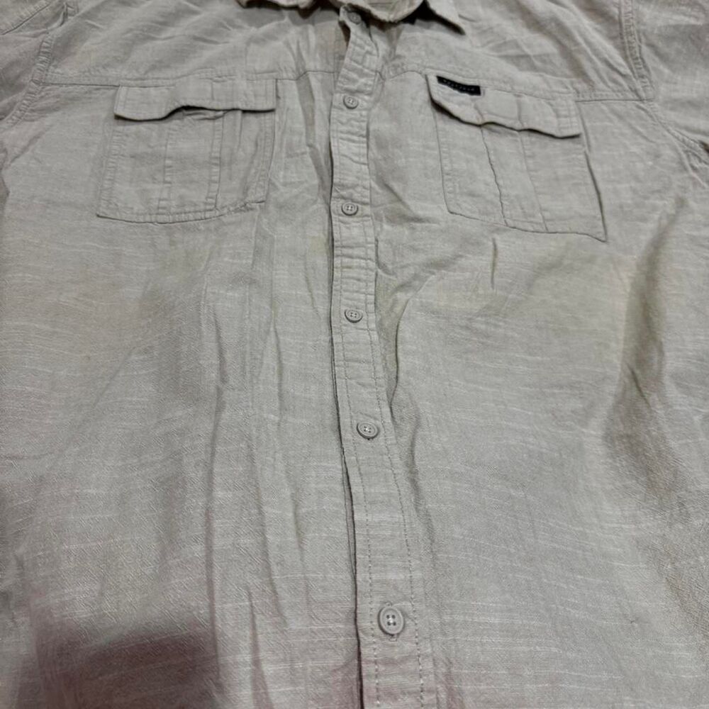 Sean-john Men's Cream and Tan Shirt - Picture 3 of 8